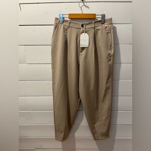 Womance Atelier Beige Baggy Pants - Size 8 - NWT